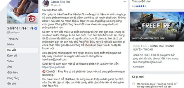 Free Fire: Không chỉ ban vĩnh viễn account hack, mà thiết bị dùng để gian lận cũng bị cấm luôn