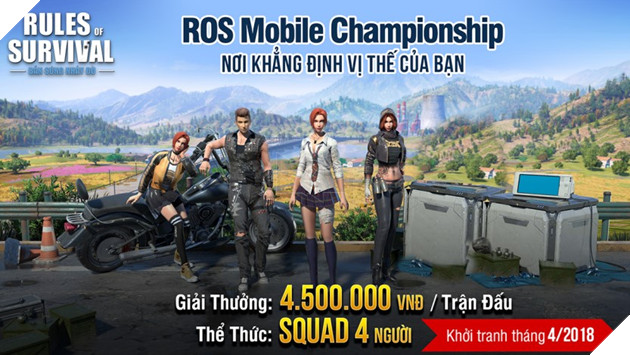Cáo Cyber cùng ABCT36 Gaming tổ chức ROS Mobile Championship khởi tranh ngay tháng 4