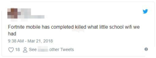 
Fortnite mobile đã đánh sập mạng wifi yếu ớt trong trường của chúng ta rồi.
