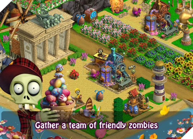 Zombie Castaways - Tựa game mobile lạ lẫm cho Zombie "trồng trọt" thay vì bắn nát người chúng