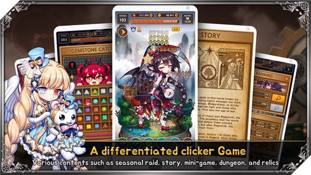 Lutie RPG Clicker - Tựa game nhập vai đồ họa chibi đậm chất nghệ thuật đã ra mắt