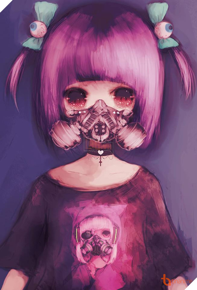 Fan Art - Khi nhân vật Anime được vẽ theo phong cách của Tokyo Ghoul 10