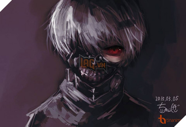 Fan Art - Khi nhân vật Anime được vẽ theo phong cách của Tokyo Ghoul 2