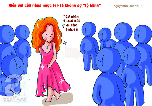 Ngực lép thì sao? Có thể yên tâm trẻ lâu, trẻ mãi không già đấy