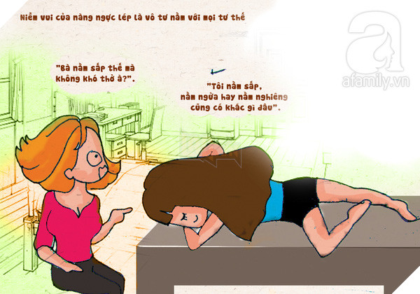 Ngực lép thì sao? Có thể yên tâm trẻ lâu, trẻ mãi không già đấy