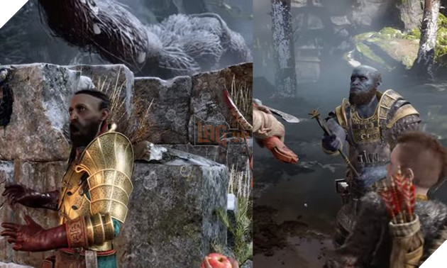 Hai người lùn chịu trách nhiệm "nâng cấp" Kratos và Atreus
