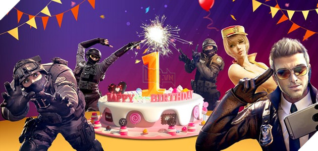 CFL: Nhận gem và súng vĩnh viễn ngay hôm nay cùng sinh nhật CFL 1 tuổi 