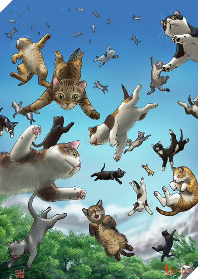 Khi thế giới loài mèo được khắc họa lên tranh vẽ theo trí tưởng tượng của con người 8