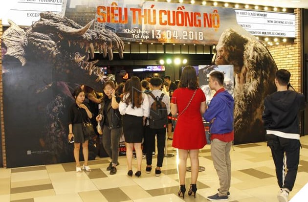 Họp báo ra mắt phim Rampage 