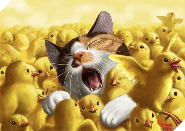 Khi thế giới loài mèo được khắc họa lên tranh vẽ theo trí tưởng tượng của con người 10