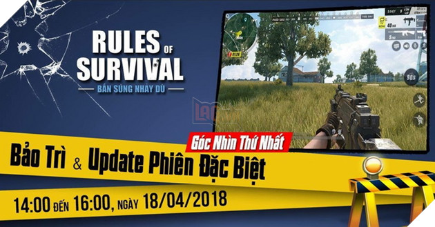 Rules of Survivval: Chi tiết bản cập nhật 18/04 - Góc nhìn thứ nhất lần đầu xuất hiện trong ROS