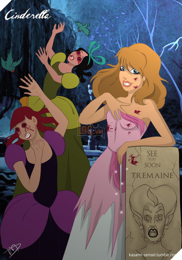 Hốt hoảng khi thấy các nàng công chúa Disney hóa ác nhân trong phim kinh dị