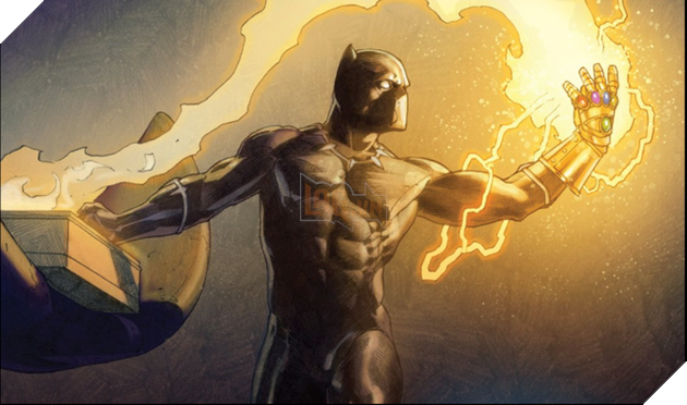 
Black Panther còn từng được sử dụng chiếc găng tay Infinity Gaunlet với đủ 6 viên đá trong đầu truyện #Secret War

