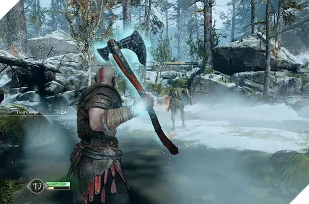 Kratos có thể "gọi" cây rìu Leviathan quay về với mình