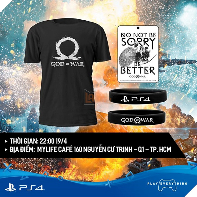 Sự kiện ra mắt bom tấn God of War do PlayStation Việt Nam tổ chức (Ảnh từ Fanpage PlayStation Vietnam)