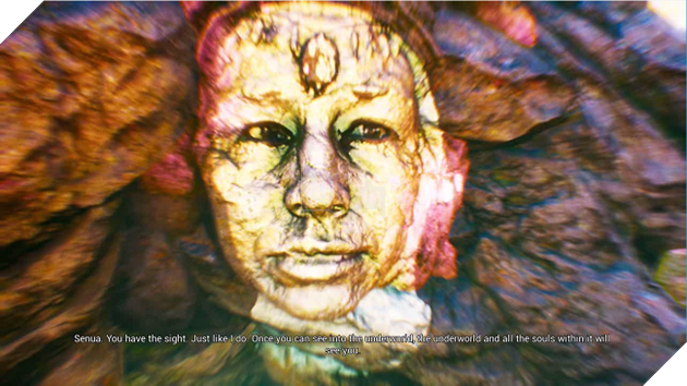 Hình ảnh mẹ của Senua xuất hiện trong game