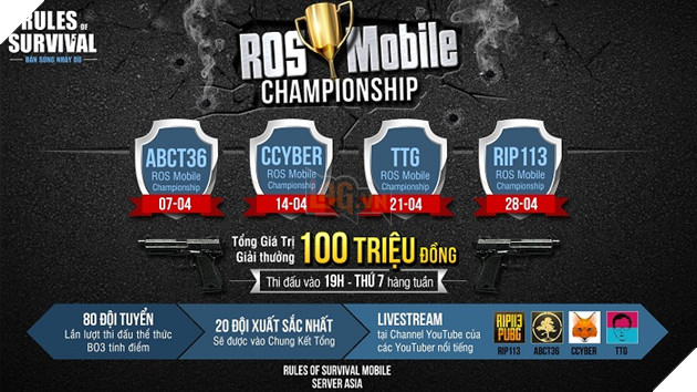 Ai sẽ là đội giành được Top 5 ROS Mobile Championship vào tối nay?