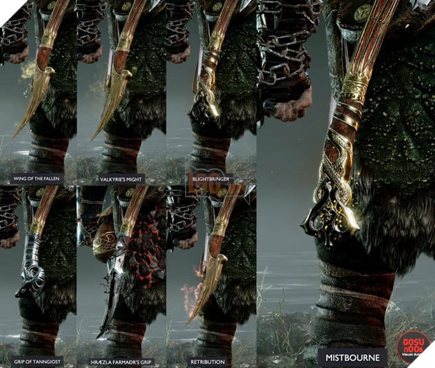 God of War: Top chuôi tốt nhất cho rìu Leviathan và Blade of Chaos trong God of War 2018 3