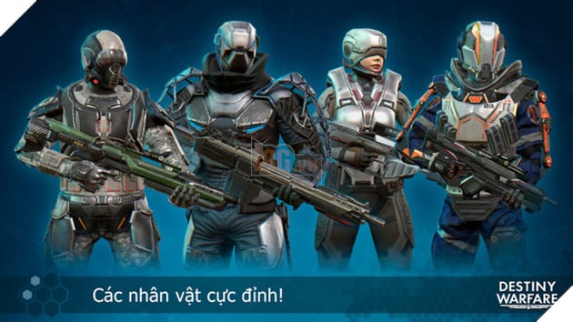 Game thủ Việt đã có thể tải Destiny Warfare - FPS đấu mạng đồ họa đẹp điên dại trên Mobile