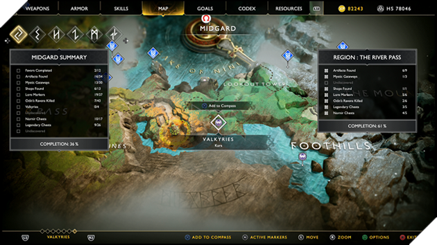 God of War: Các vị trí tìm Valkyrie và mẹo chung để sống sót 2