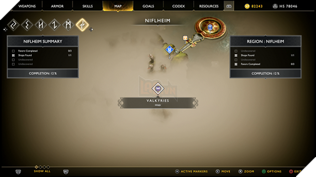 God of War: Các vị trí tìm Valkyrie và mẹo chung để sống sót 5