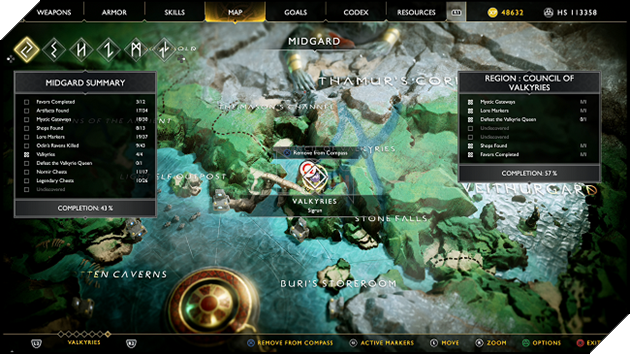 God of War: Các vị trí tìm Valkyrie và mẹo chung để sống sót 6