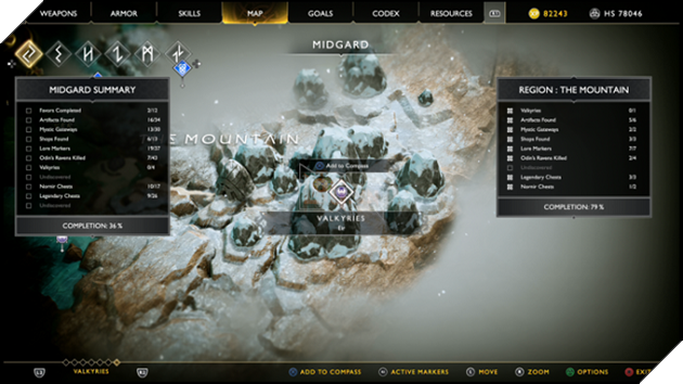 God of War: Các vị trí tìm Valkyrie và mẹo chung để sống sót 7