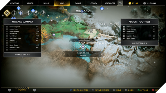 God of War: Các vị trí tìm Valkyrie và mẹo chung để sống sót 8