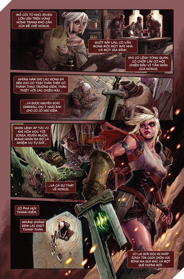 
Truyện tranh về truyền thuyết của Riven
