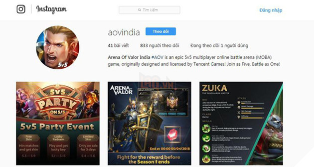 Liên Quân Mobile đã bành trướng tới Ấn Độ và thu về nhiều thành quả tích cực