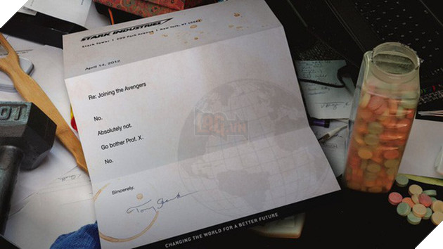 
Không! Không bao giờ! Đi mà làm phiên giáo sư X! Chắc chắn là không! - Lời từ chối phũ phàng của Iron Man.
