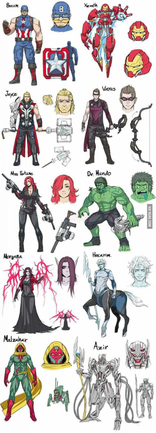 Image result for league of legends marvel