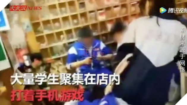 Hình ảnh chụp vội của phóng viên tại một quán cafe này ở Trung Quốc