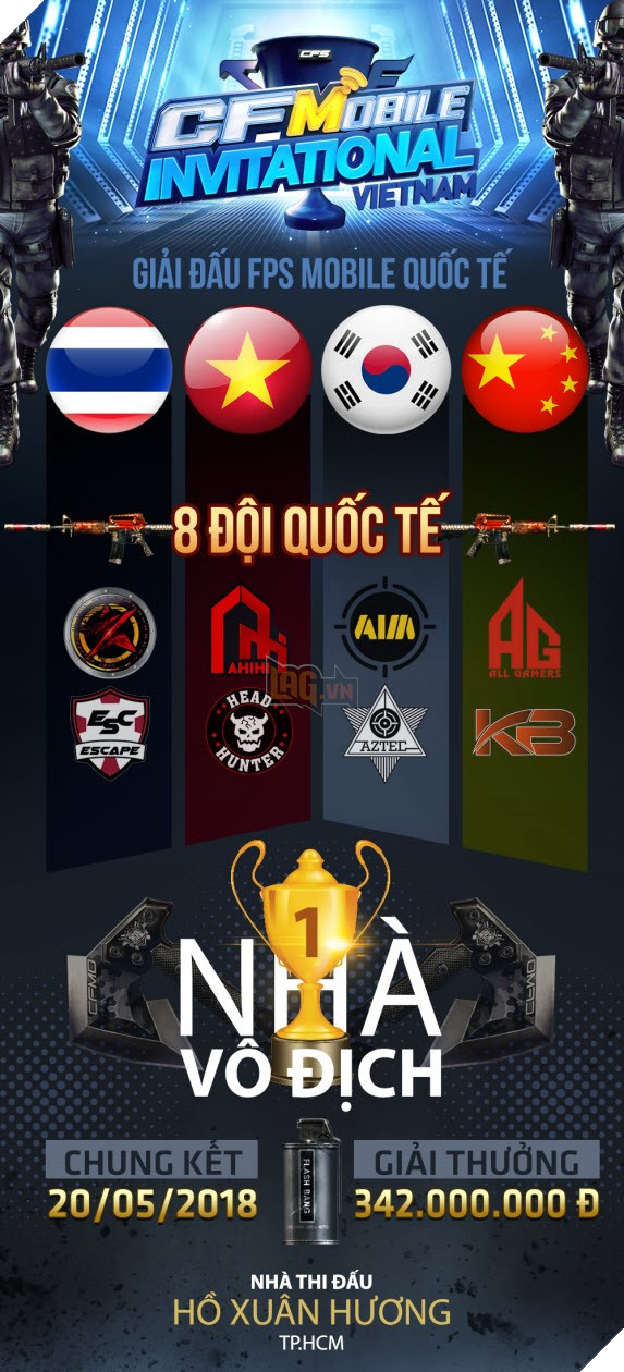 CFMI 2018 - Giải đấu CFL quốc tế chính thức khỏi tranh vào 19 - 20/5 3