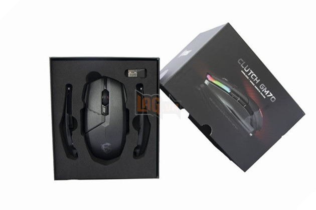 Trên tay nhanh chuột chơi game không dây MSI Clutch GM70 5