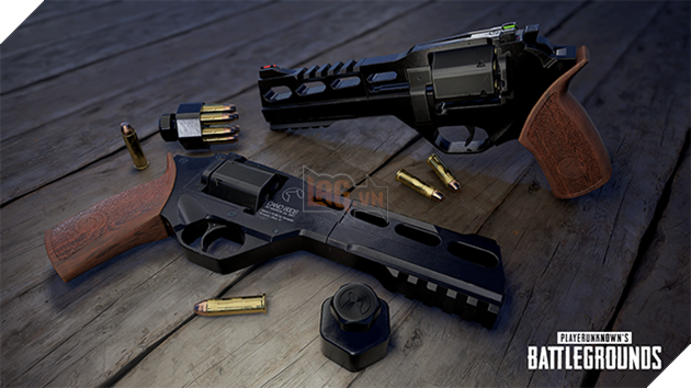 PLAYERUNKNOWN's Battlegrounds (PUBG) Desert Map R45 Revolver Reveal Render