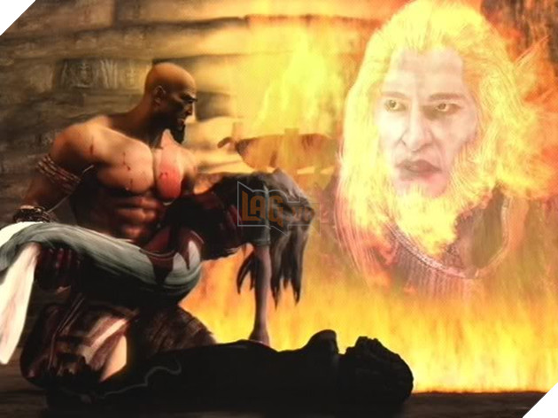 Trong cơn cuồng loạn do bị Ares chi phối, Kratos đã ra tay hạ sát vợ và con gái của mình