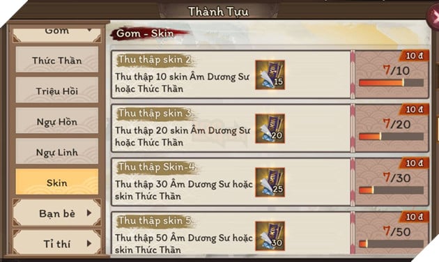 Âm Dương Sư: Vé Skin là gì và cách nào có thể fam được Vé Skin trong game dễ nhất 7