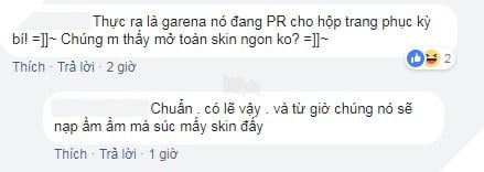 Thuyết âm mưu PR hộp trang phục kỳ bí của Garena?