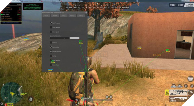 
Hack giúp người sử dụng trở thành một siêu nhân thực sự trong Rules of Survival.
