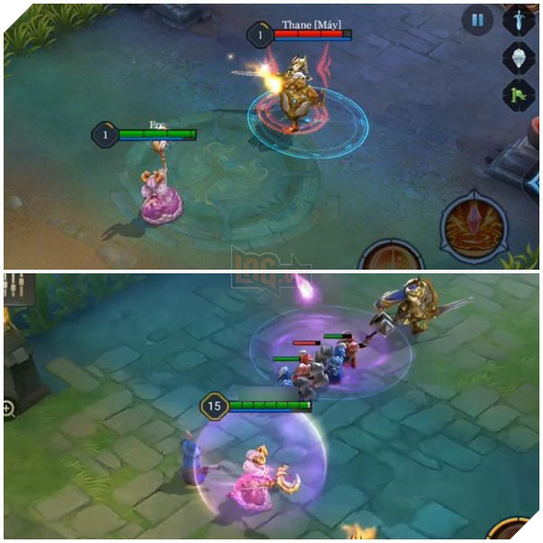 
Chiêu đầu Vụ Nổ Thời Không, hiệu ứng mới khi Alice bắn ánh sáng mặt trời sẽ là màu hồng, thay vì màu vàng như cũ.
