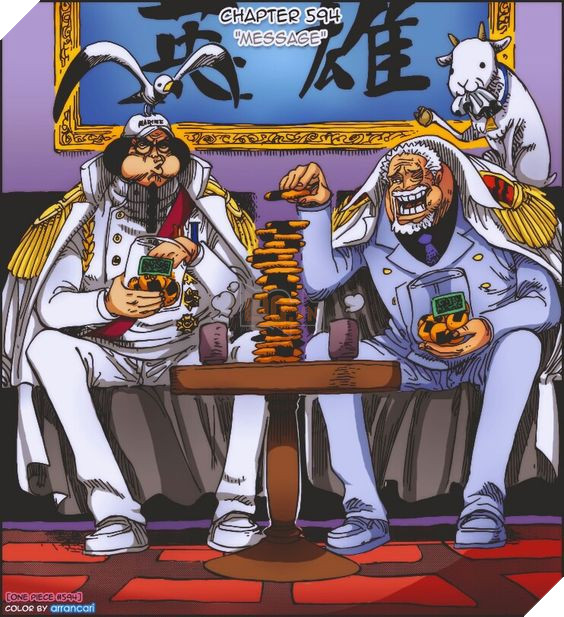 Bất ngờ với cuộc sống đời thường của các đô đốc Hải Quân trong One Piece qua tranh vẽ