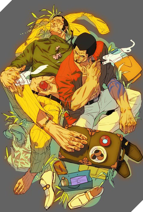 Bất ngờ với cuộc sống đời thường của các đô đốc Hải Quân trong One Piece qua tranh vẽ