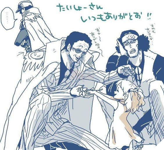 Bất ngờ với cuộc sống đời thường của các đô đốc Hải Quân trong One Piece qua tranh vẽ