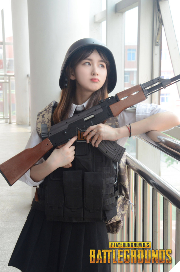 Cosplay PUBG cực dễ thương khiến game thủ không khỏi xao xuyến