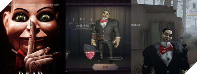 
Skill nhân vật giống với nhân vật Billy của bộ phim kinh dị Dead Silence (thậm chí cả skill nhân vật trong Identity V cũng được đặt tên là Billy)
