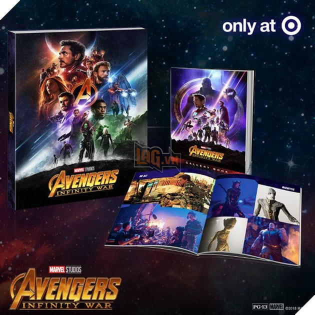 Avengers: Infinity War Blu-Ray phiên bản của Target