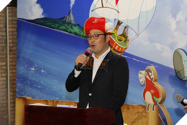 Đại diện bản quyền hình ảnh Doraemon chia sẻ tại buổi Họp báo