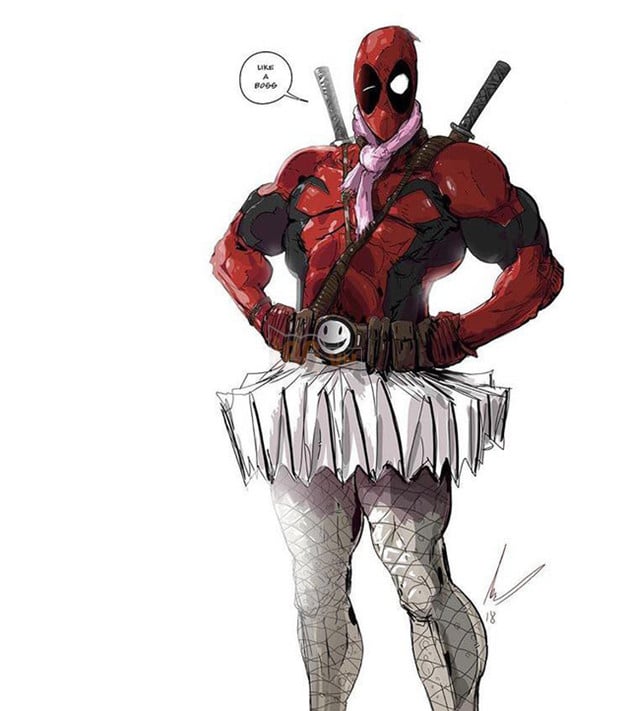 Ngất ngây với bộ ảnh Deadpool “sâu kiu” hết mức của 1 nghệ sĩ trẻ