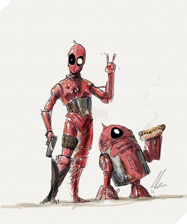 Ngất ngây với bộ ảnh Deadpool “sâu kiu” hết mức của 1 nghệ sĩ trẻ